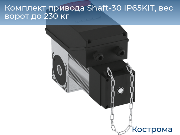 Комплект привода Shaft-30 IP65KIT, вес ворот до 230 кг, kostroma.doorhan.ru