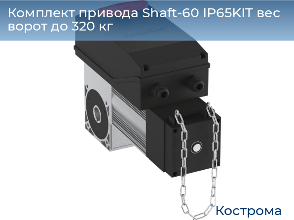 Комплект привода Shaft-60 IP65KIT вес ворот до 320 кг, kostroma.doorhan.ru